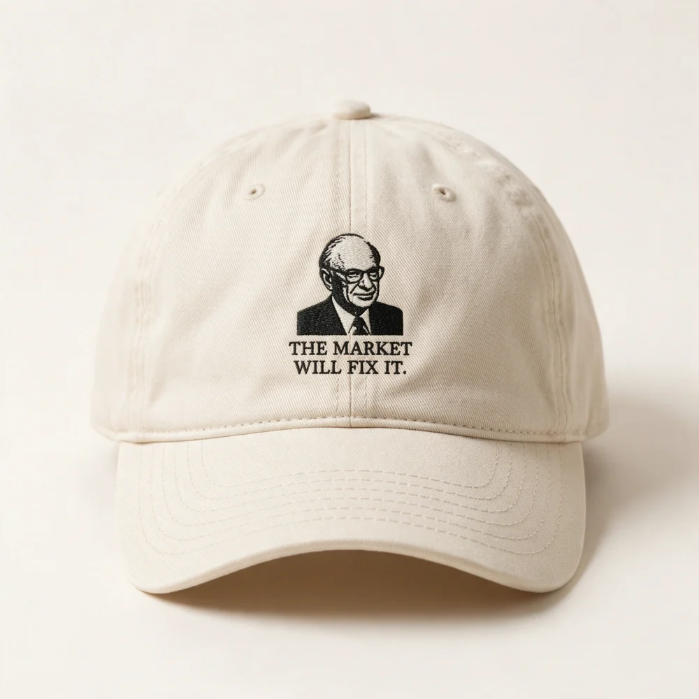 Dad Hat (Portrait) — THE MARKET WILL FIX IT.