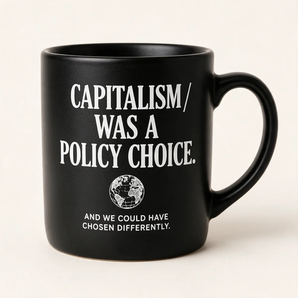 Mug (Alt) — CAPITALISM WAS A POLICY CHOICE AND WE COULD HAVE CHOSEN DIFFERENTLY.